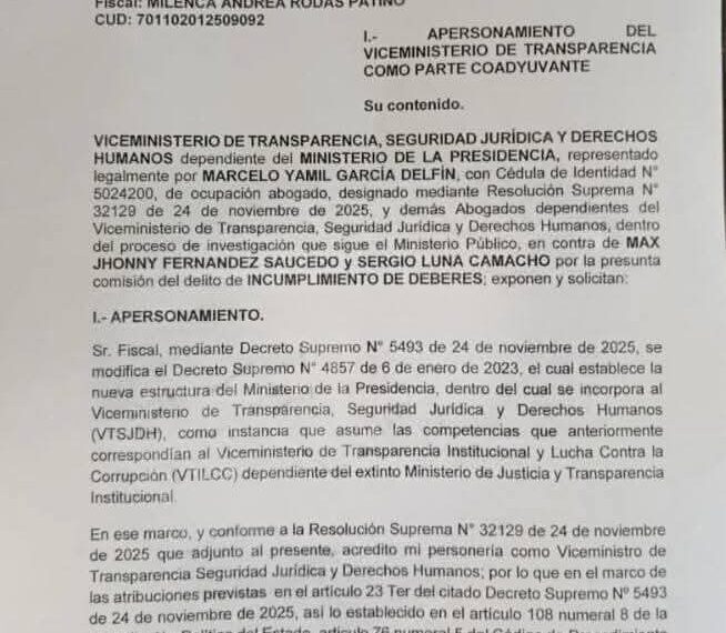 Gobierno se suma a denuncia por presunto “pavimento fantasma” contra&hellip;