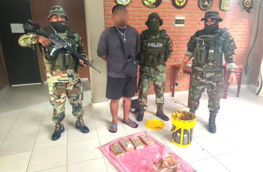 Pasajero aprehendido con pasta base de cocaína en control en…