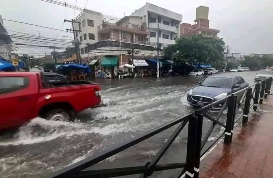 Senhami alerta por lluvias, crecida de ríos y fuertes vientos