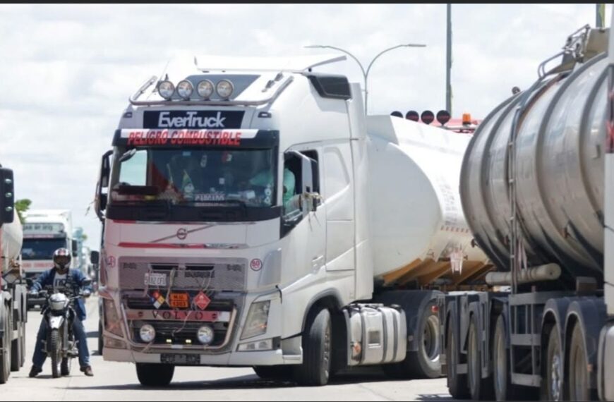 Cisternas paralizadas en Palmasola generan millonarias pérdidas al sector