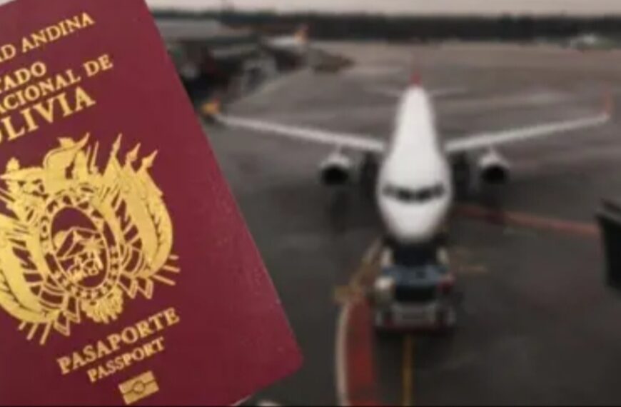 Pasaporte boliviano permite ingresar a 77 países sin visa