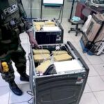 Droga oculta en lavadoras: interceptan envío de pasta base en terminal de buses