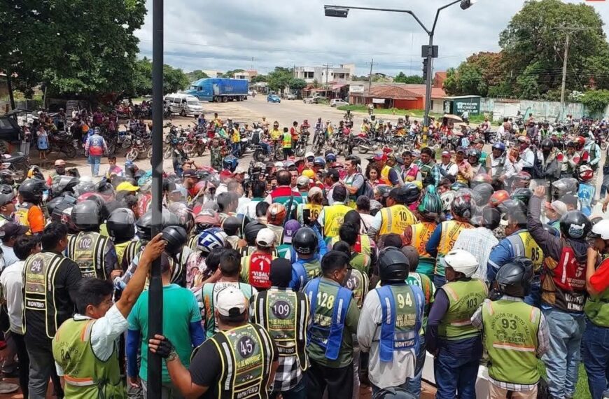 Mototaxistas anuncian bloqueo departamental desde este martes