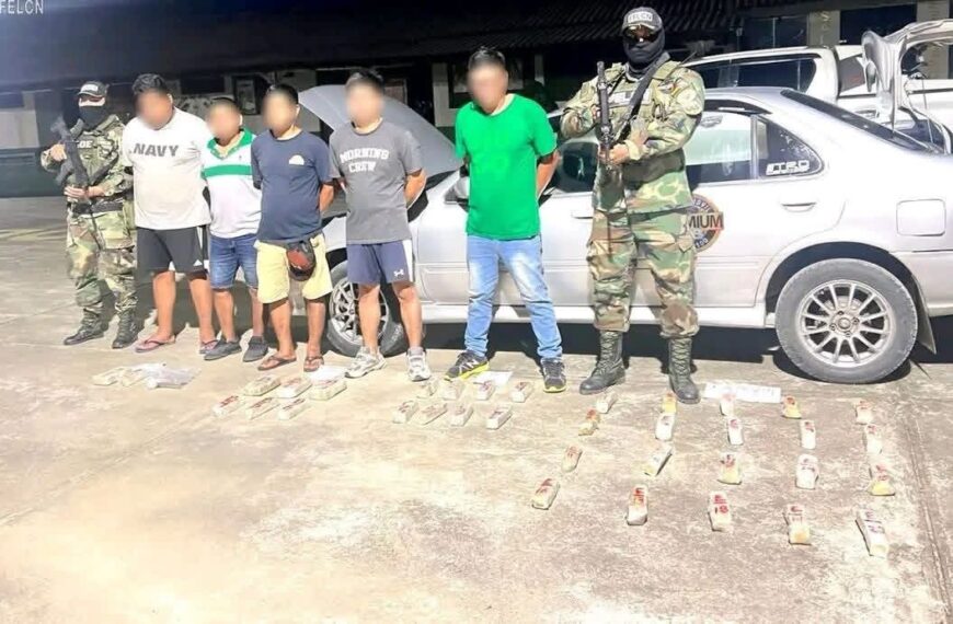 Operativo antidrogas deja cinco aprehendidos en Ivirgarzama