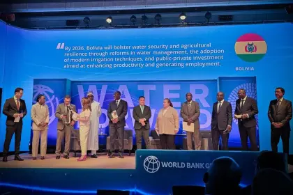 Ministros bolivianos participan en encuentros del Banco Mundial y BID en Estados Unidos