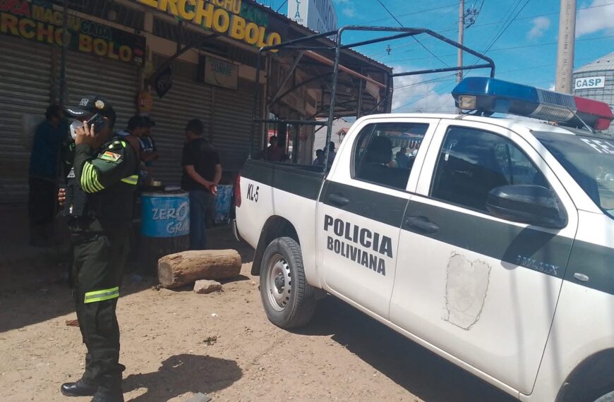 Hallan a una persona sin vida en un local de coca machucada en Santa Cruz