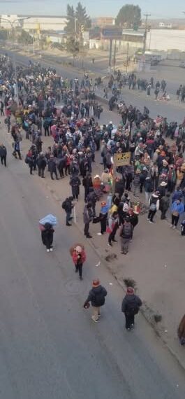 Mineros cooperativistas se concentran en El Alto y anuncian marcha&hellip;
