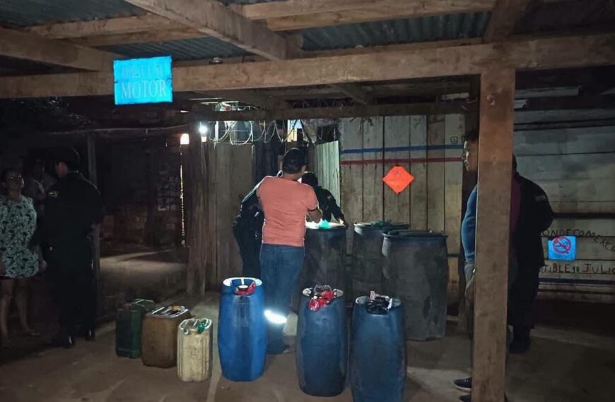 Decomisan 1.800 litros de combustible almacenado de forma irregular durante…