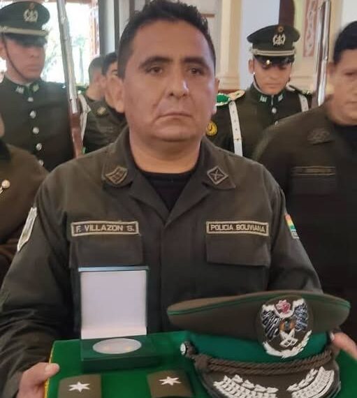 Coronel Franklin Villazón fue destinado a Potosí por disposición del…