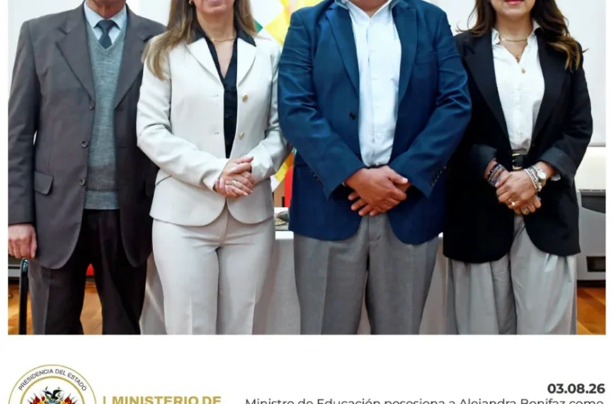 Alejandra Bonifaz asume como nueva viceministra de Educación Alternativa y…
