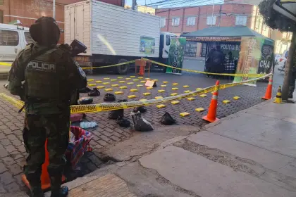 Más de 200 kilos de marihuana eran transportados ocultos en un minibús