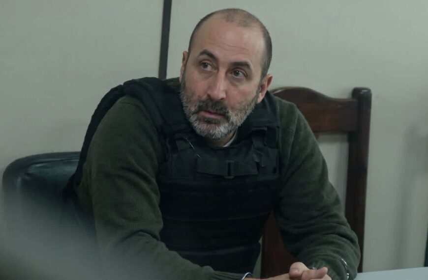 Cerimedo llega con chaleco antibalas a su audiencia por el caso Nadia Beller