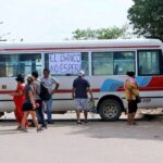 Micreros marchan en Santa Cruz y exigen una tarifa transitoria por el alza…